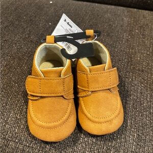 Carter's Brown Baby Walker Shoes with Velcro